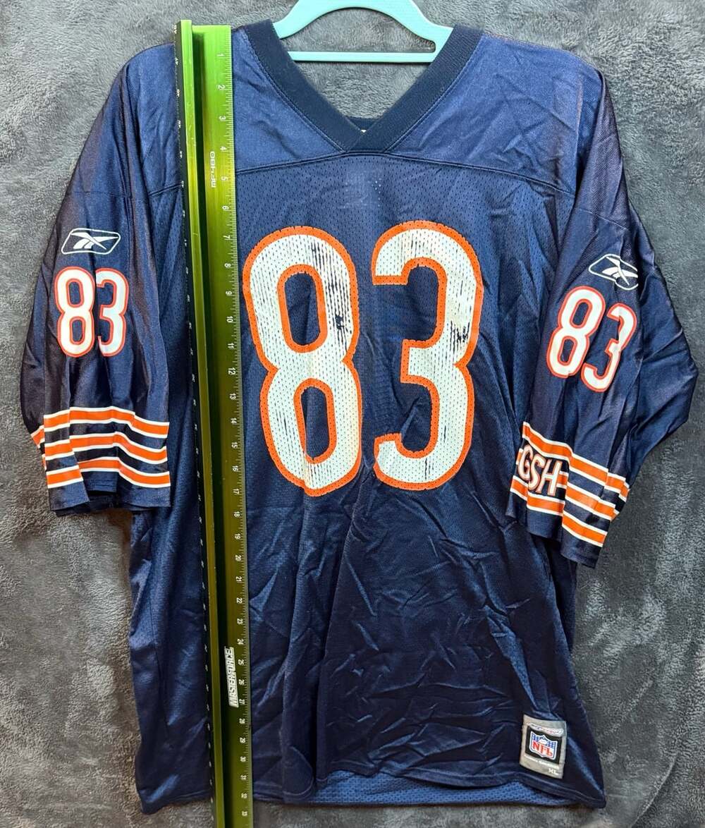 Reebok Chicago Bears David Terrell 83 Jersey Size XL Blue NFL Football